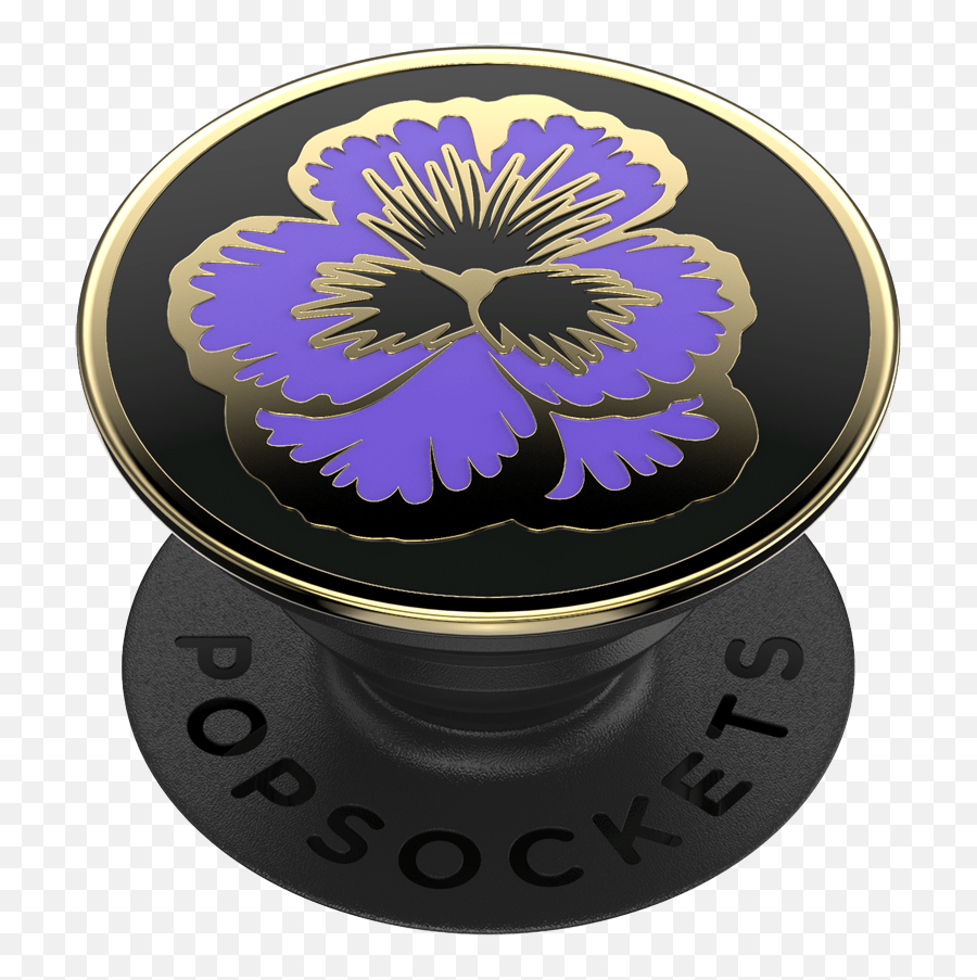 Enamel Flowering Iris Popgrip Popsockets Official Emoji,Japan Happy Emoticon Flower