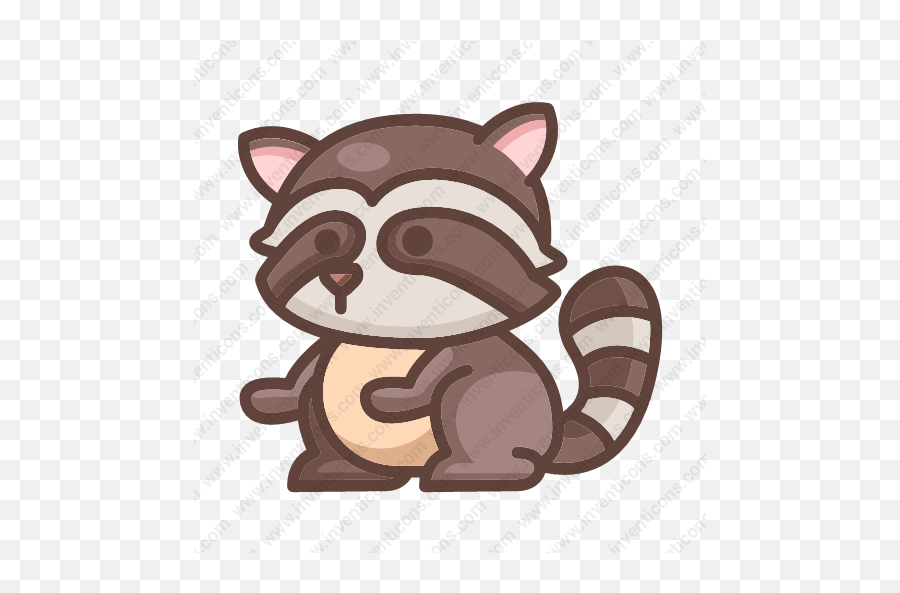 Download Raccoon Vector Icon Inventicons Emoji,Raccoon Emoji Png