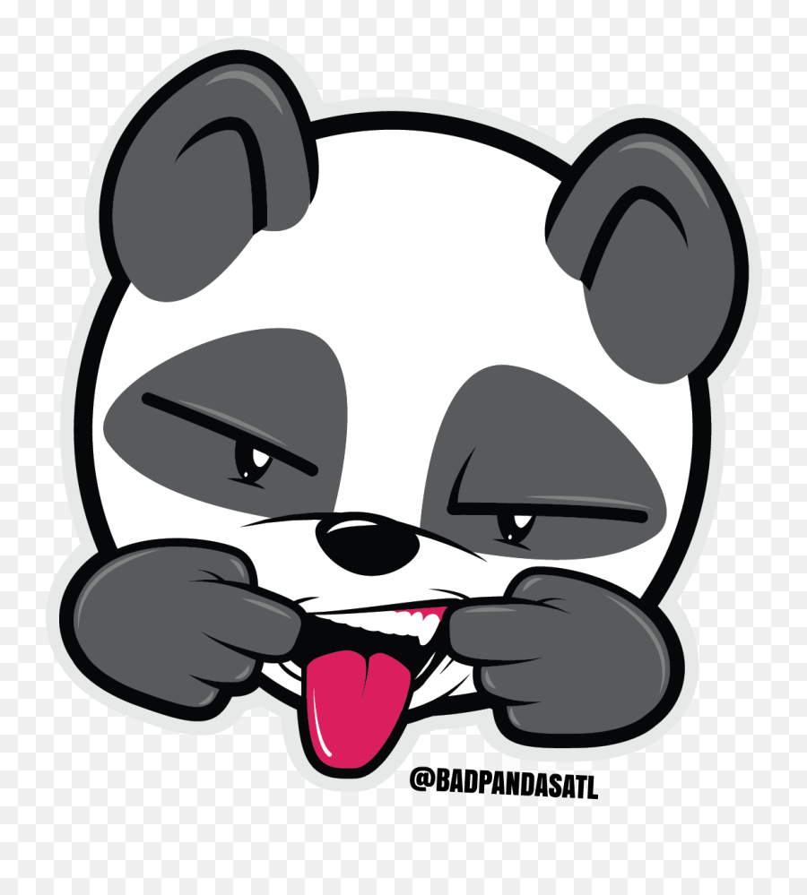 Bad Panda Sticker Bad Pandas Atl Emoji,Bad Touch Emoji