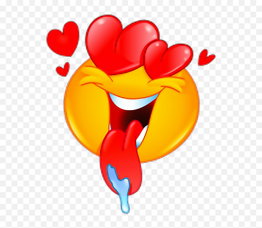 Emoji Smile Ftestickers Sticker - Emoticon Sbava,Emoji For Delicious