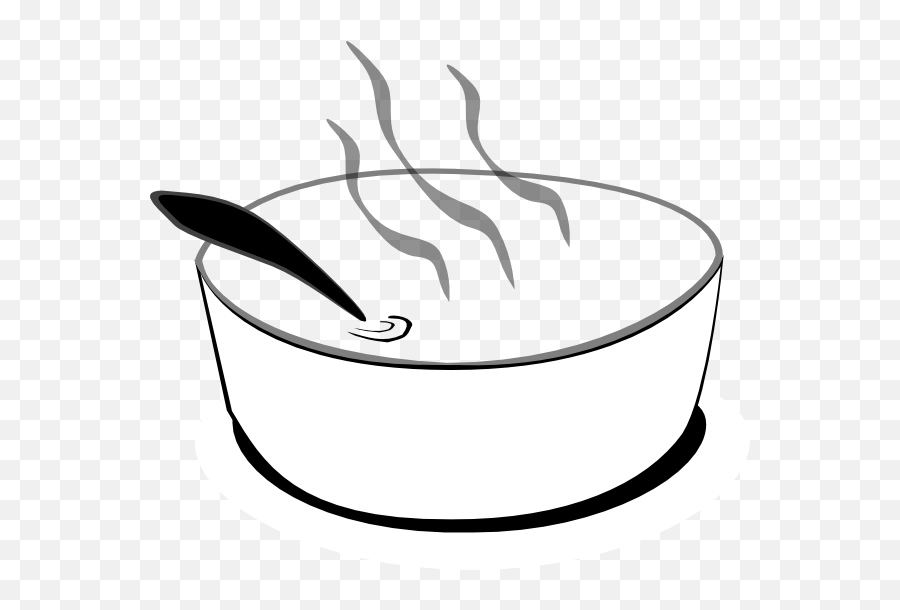 Free Soup Bowl Clipart Download Free Clip Art Free Clip - Hot Soup Clipart Black And White Png Emoji,Steaming Bowl Emoji