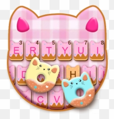 Kitty Cat Donuts Keyboard Theme - Apps En Google Play Happy Emoji,Teclado Emoji Para Lg