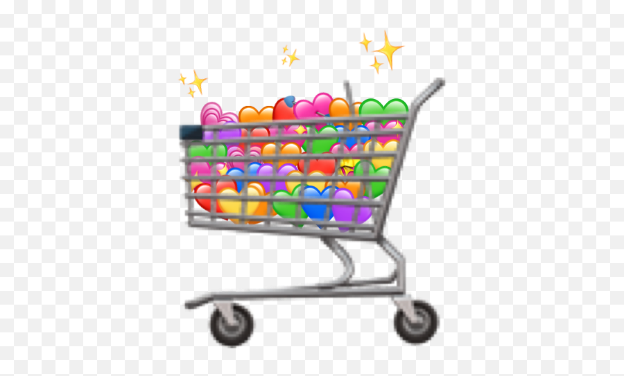 Heart Cart Wink Emoji Sticker By Rqrubybyjen - Empty,Wink Emoji Image