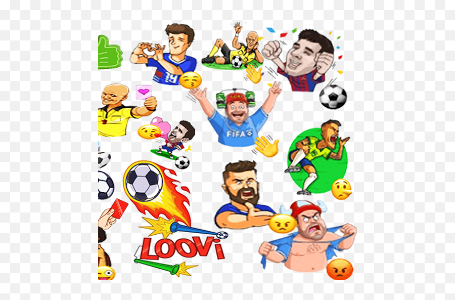 Download Football Stickers For Whatsapp - Sharing Emoji,Football Emoji For Facebook