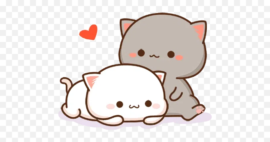 Animals Stickers For Whatsapp - Mochi Mochi Peach Cat Gif Emoji,Cartoon Emotions Animals