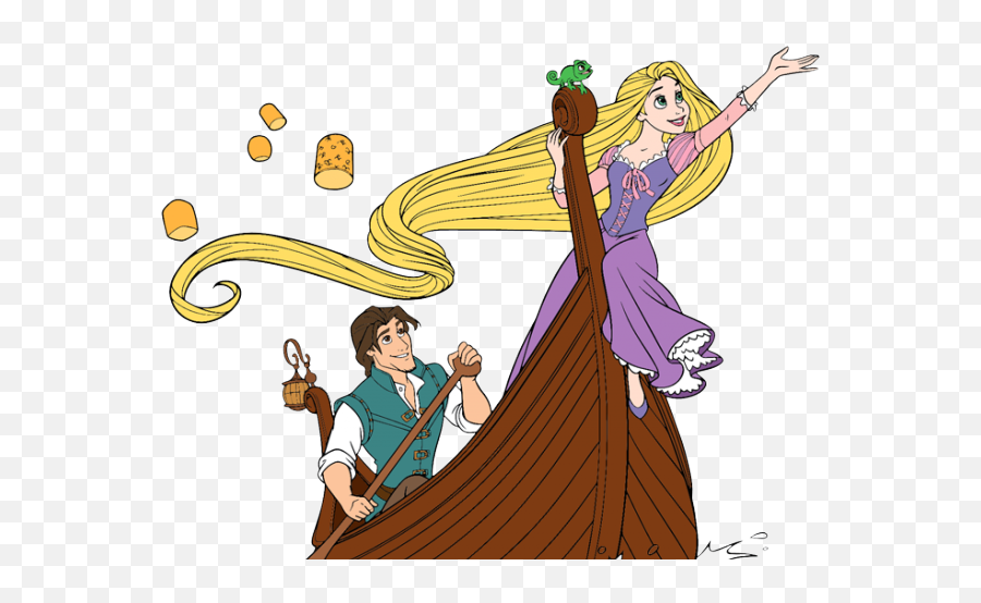 Tangled Lanterns Clipart Transparent - Rapunzel Emoji,Rapunzel Coming Out Of Tower With Emotions