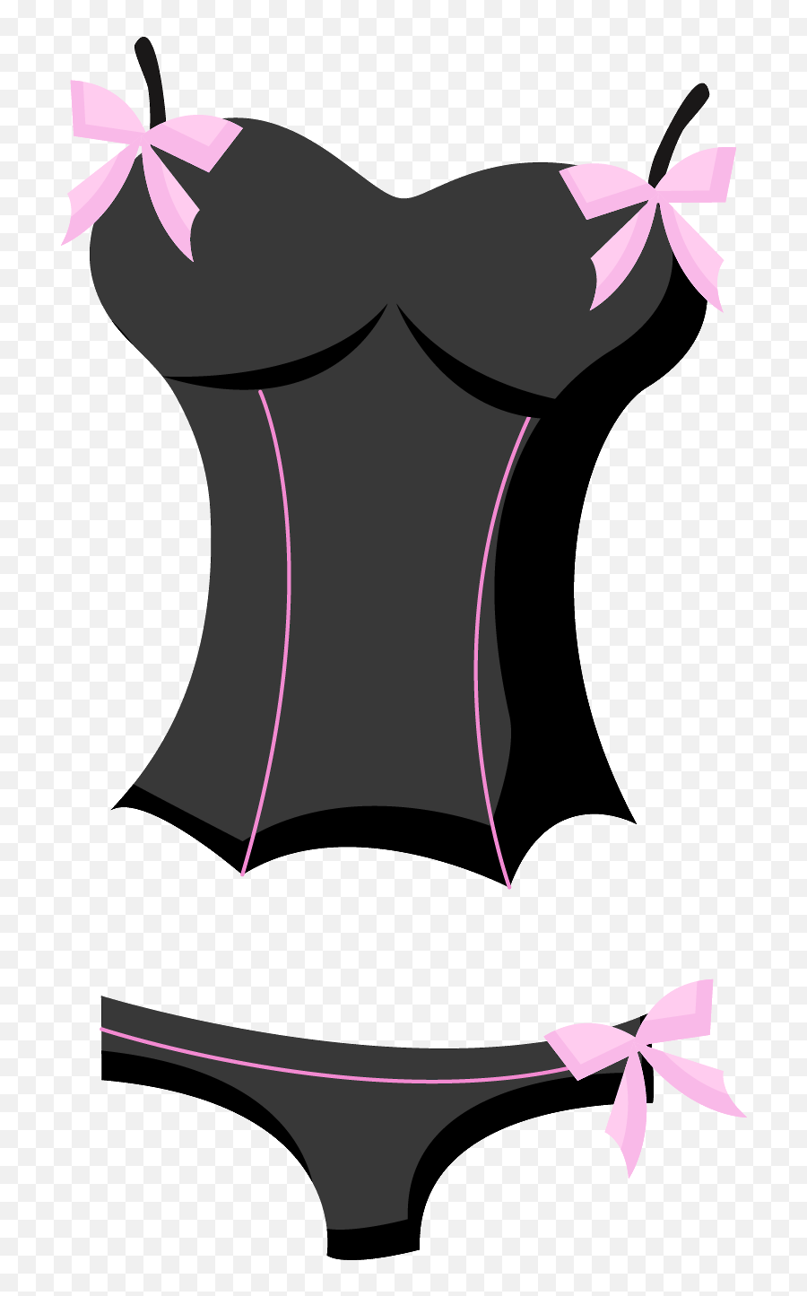 Clipart Woman Swimsuit Clipart Woman Swimsuit Transparent - Lingerie Png Emoji,Bikini Emotion