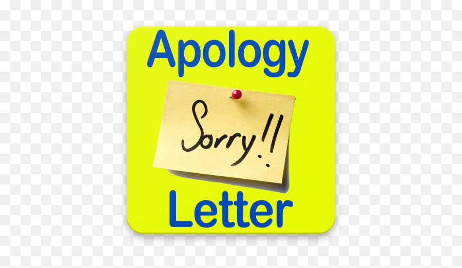 Apology Letter Sample - Apps On Google Play Dot Emoji,Apology Emotions Symbol