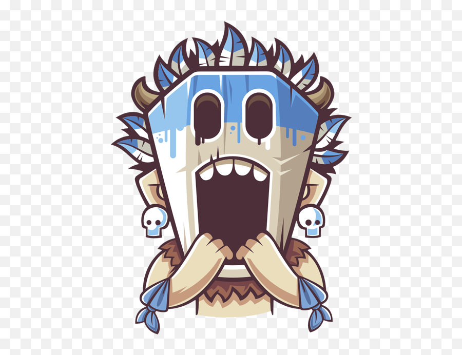 Tribal Masquerade By Telegram Messenger Llp - Scary Emoji,Tribal Emojis