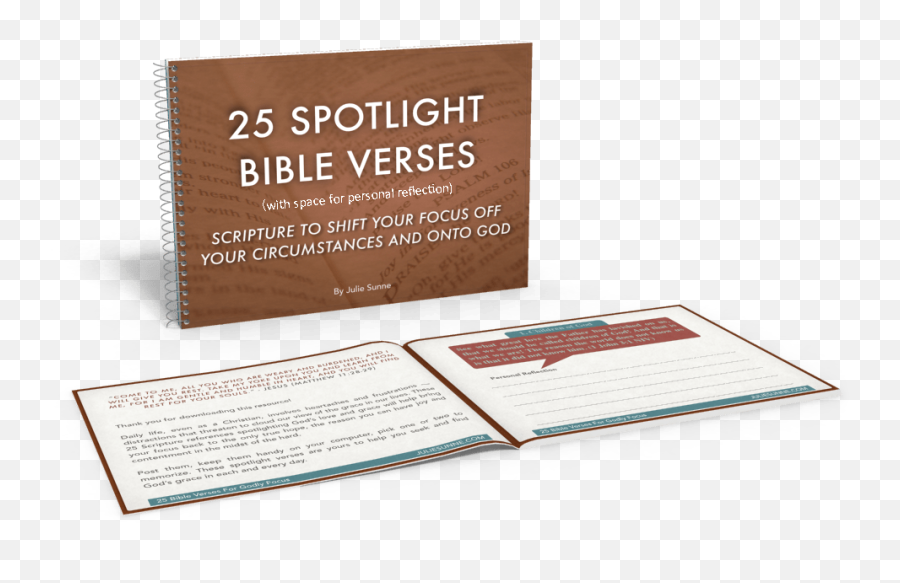 25 Spotlight Bible Verses Ebook - Horizontal Emoji,Bible Verses For Different Emotions