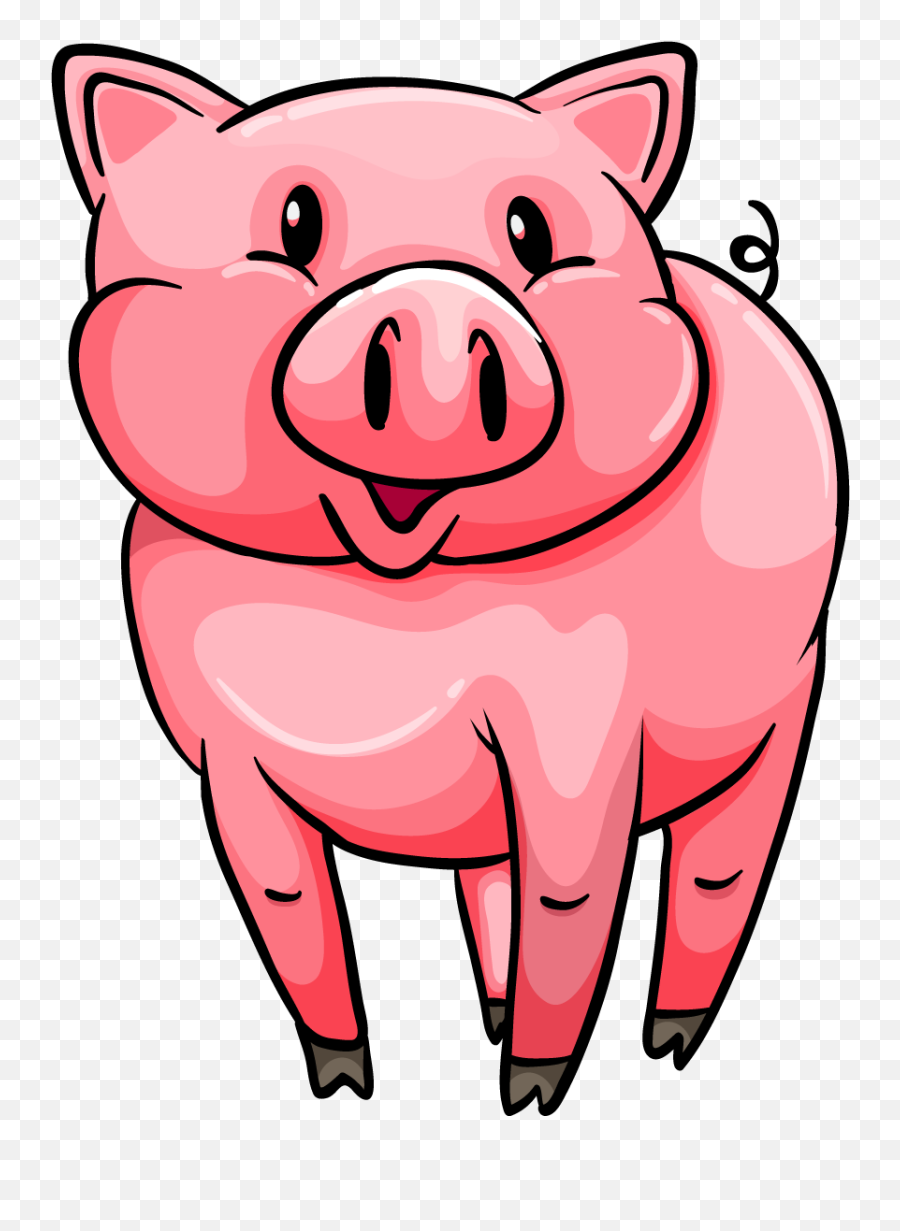 Pig Download Clip Art - Pig Png Download 8541150 Free Pig Clipart Png Emoji,Leaf And Pig Emoji