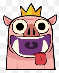 Clash Stickers 01 - Clash Royale Hog Laughing Emote Emoji,How To Get Emoticons On Clash Royale
