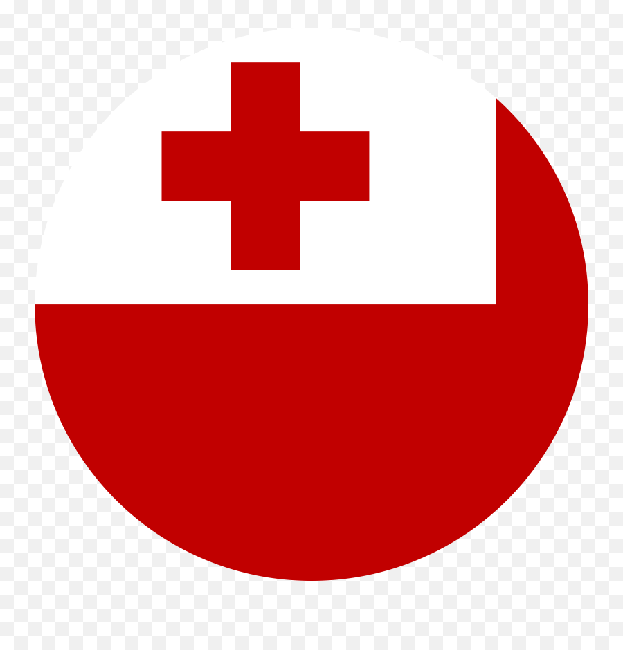 Flag Of Tonga Flag Download - Tonga Flag Circle Emoji,Kazakhstan Flag Emoji