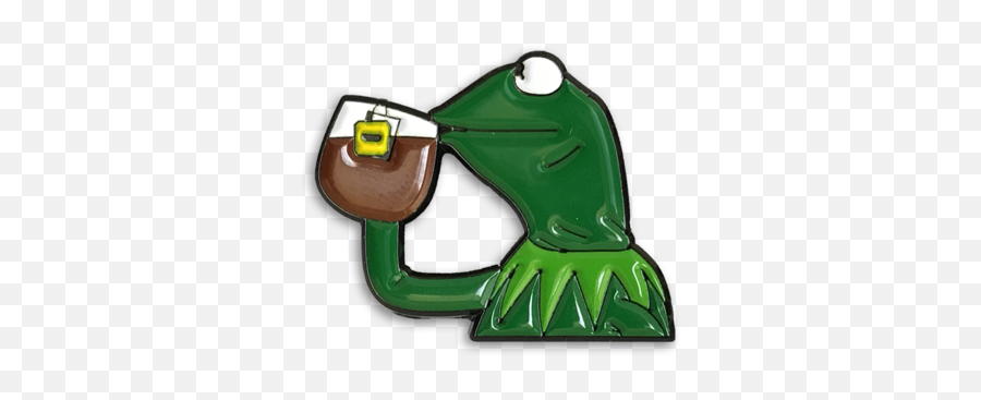 Discount Patti Lapel - Kermit None Of My Business Lapel Pin Emoji,Kermit The Frog Emoticon