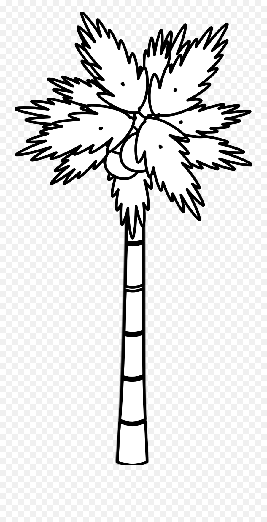 Palm Tree Clip Art Black And White - Clipart Best Free Black And White Clipart Palm Emoji,Palm Tree Book Emoji