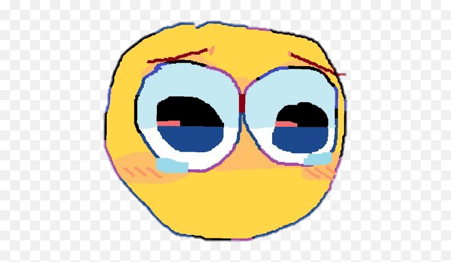 sad cursed emoji meme 