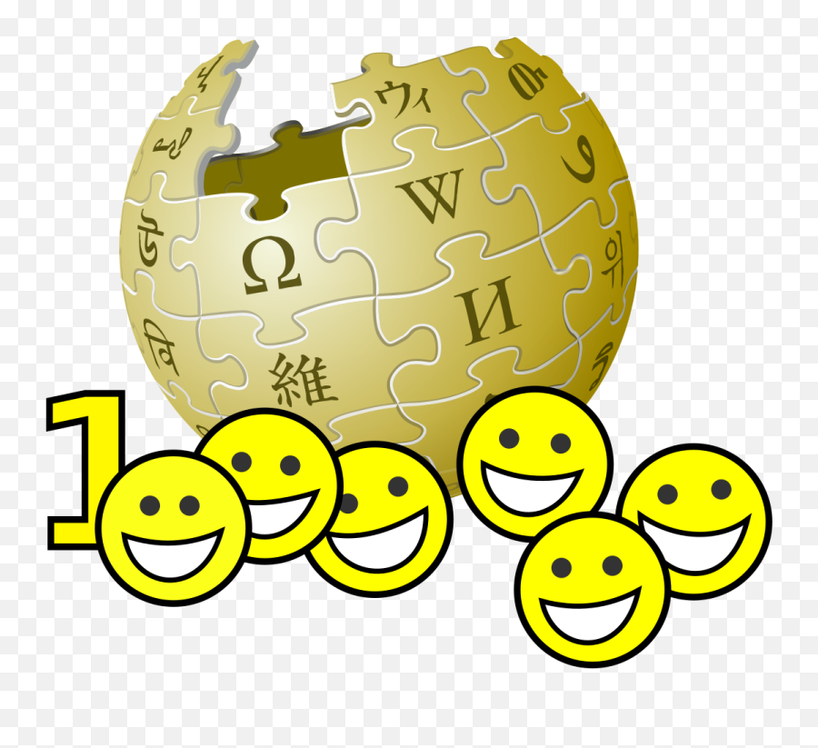 Filewikipedia - Logov2 Jeden Milion 006svg Wikimedia Commons Emoji,Emoticon Of The Globe