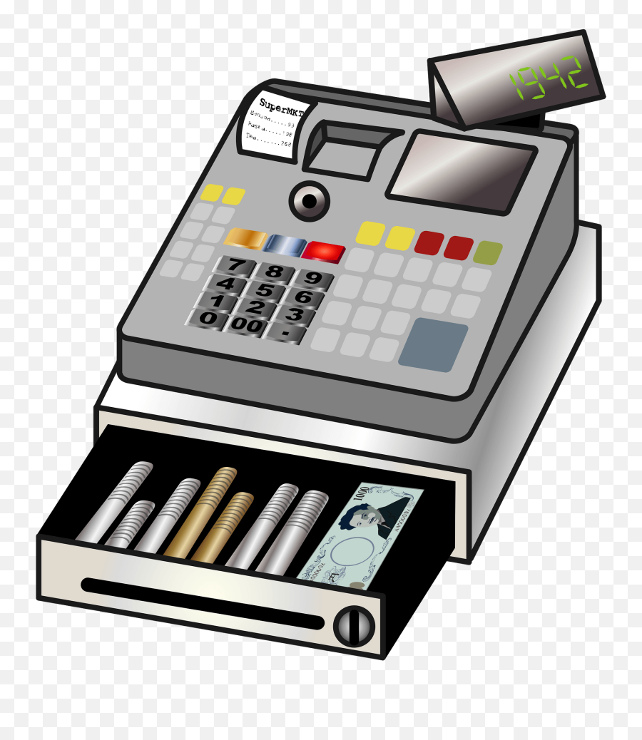 Cash Register Clipart - Transparent Cash Register Clipart Emoji,Cash Register Emoji