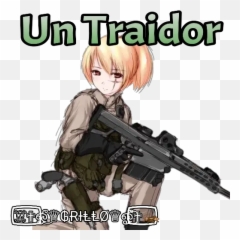 Army Girls Animé Stickers For Whatsapp Emoji,Emoji Shooting Machine Gun