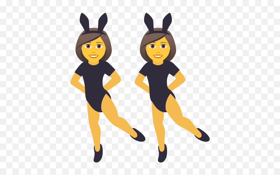 Rabbit - Women With Bunny Ears Emoji,Bunny Emoji