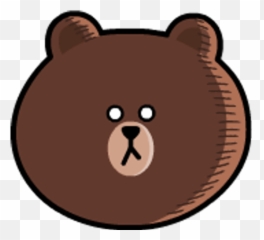 Sticker Maker - Brown U0026 Friends Emojis,Brown Dot Emoji