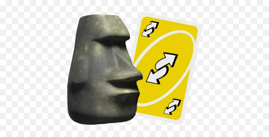 Telegram Sticker From Moai Pack Emoji,Bruh Rock Emoji
