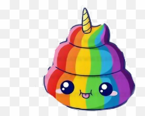 Coco Unicórnio Sticker - Kawaii Imagens Fofinhas De Unicórnio Emoji,Emoji De Popo