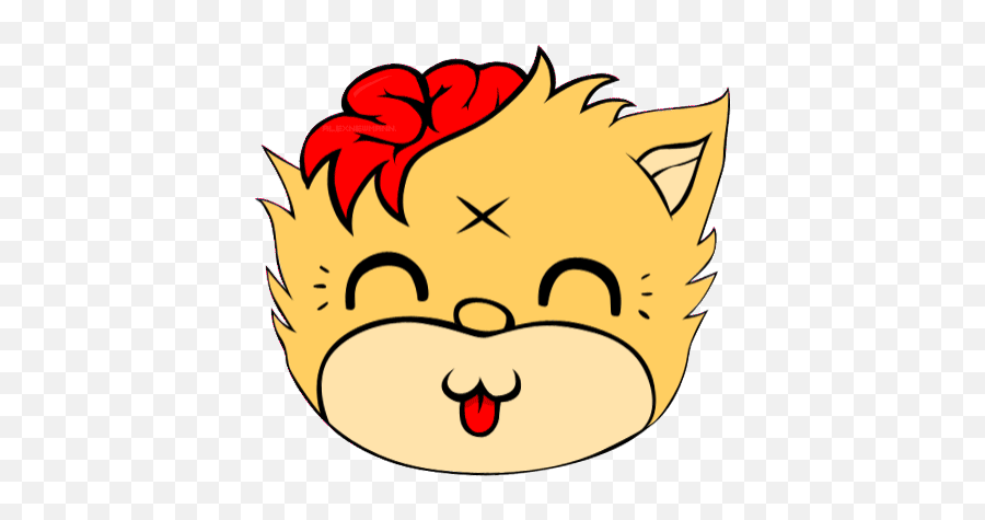 Top Cat Kitten Fluffy Paws Yawn Stickers For Android U0026 Ios - Drop Dead Kitty Emoji,Yawn Emoji Gif