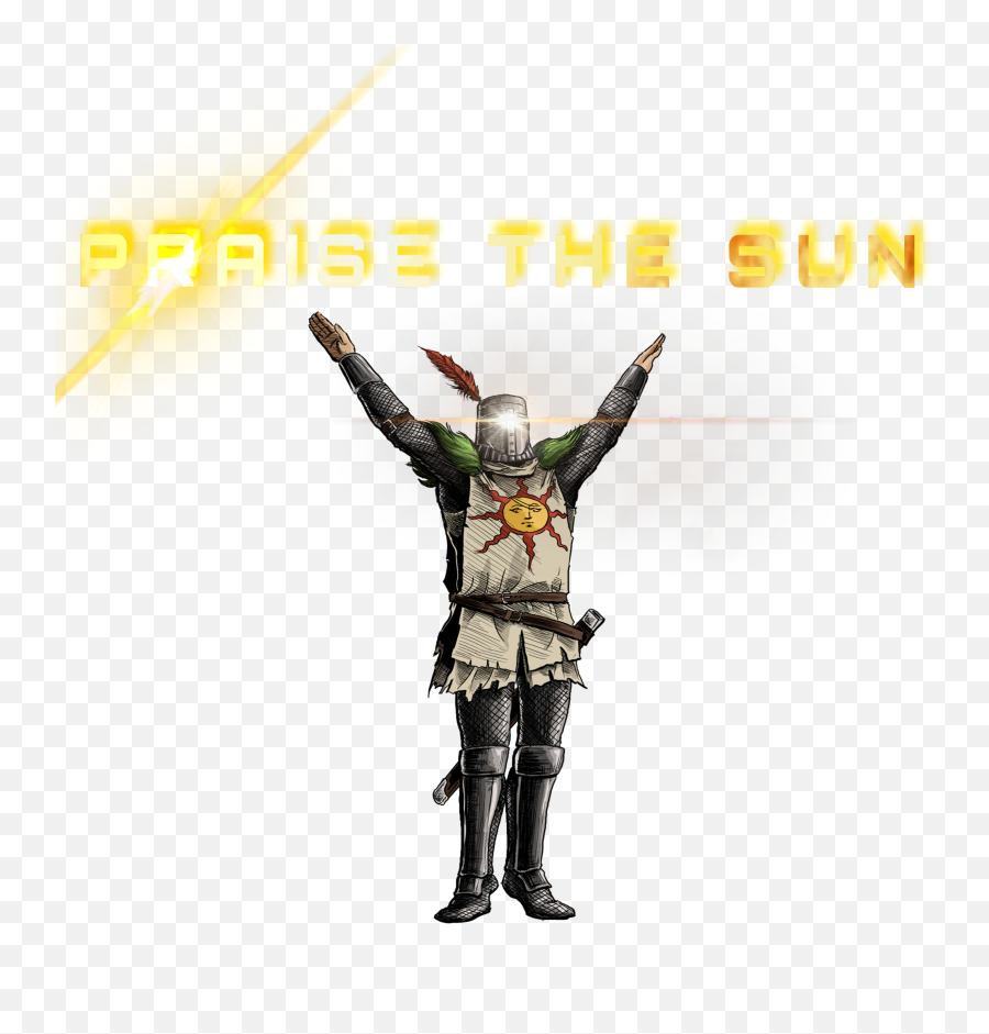 Meme Darksouls Sticker - Solaire From Dark Souls Emoji,Praise The Sun Emoji