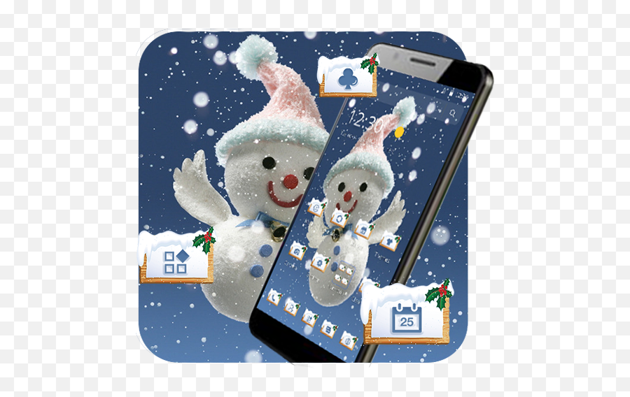 Merry Christmas Snowman Angel Theme Apk Latest Version 112 - Smartphone Emoji,Snowman Emoji Android