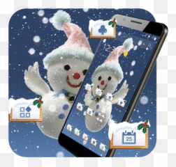Merry Christmas Snowman Angel Theme Apk Latest Version 112 - Smartphone Emoji,Snowman Emoji Android