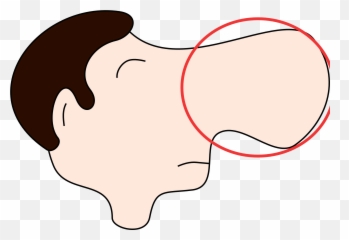 Big Nose Clipart - Cartoon Nose Clipart Emoji,Snotty Nose Emoji