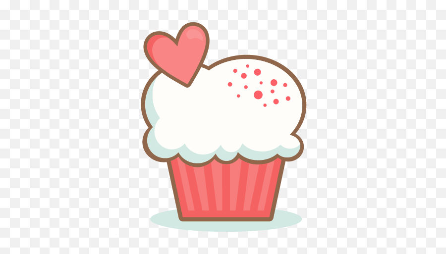 Valentine Cupcake Scrapbook Cuts Svg Cutting Files Doodle - Valentine Cupcake Clipart Emoji,Cupcake Emoji Facebook