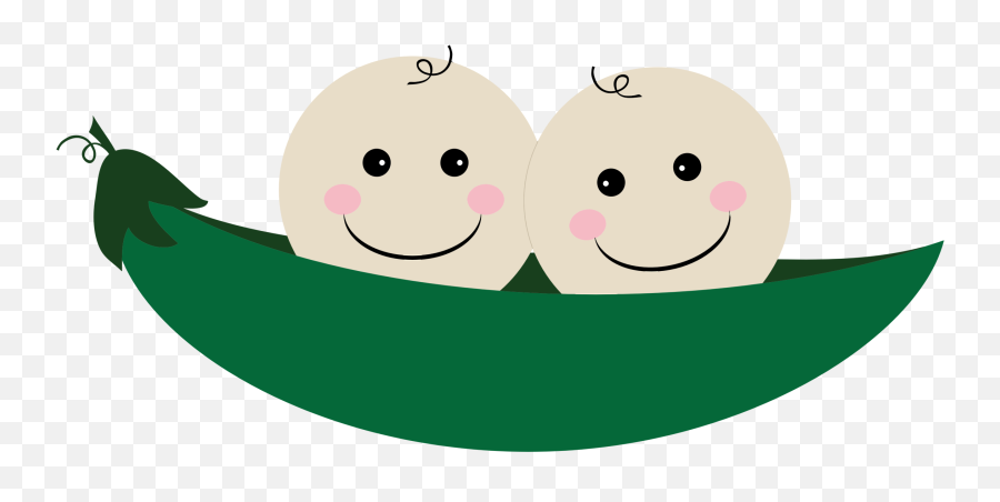 Twins 2 Peas In A Pod - Twins Birthday Wishes Emoji,Peas In A Pod Emoji
