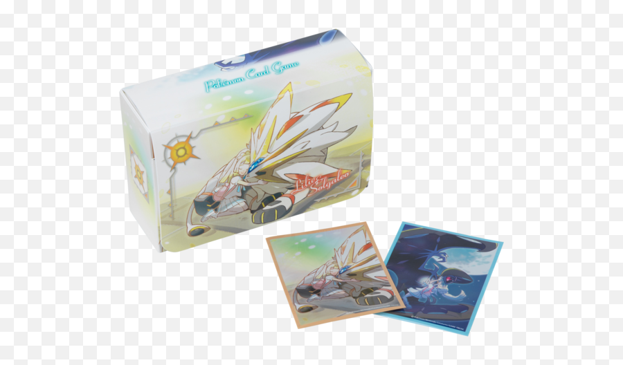 Download Pokemon Tcg Card Deck Box 2 - Pokemon Center Lilie Solgaleo Emoji,Card Deck Emoji