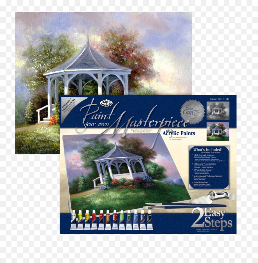 Royal U0026 Langnickel Paint Your Own Masterpiece - Gazebo Pom Set12 Royal Langnickel Emoji,Emotion Pets Monkey