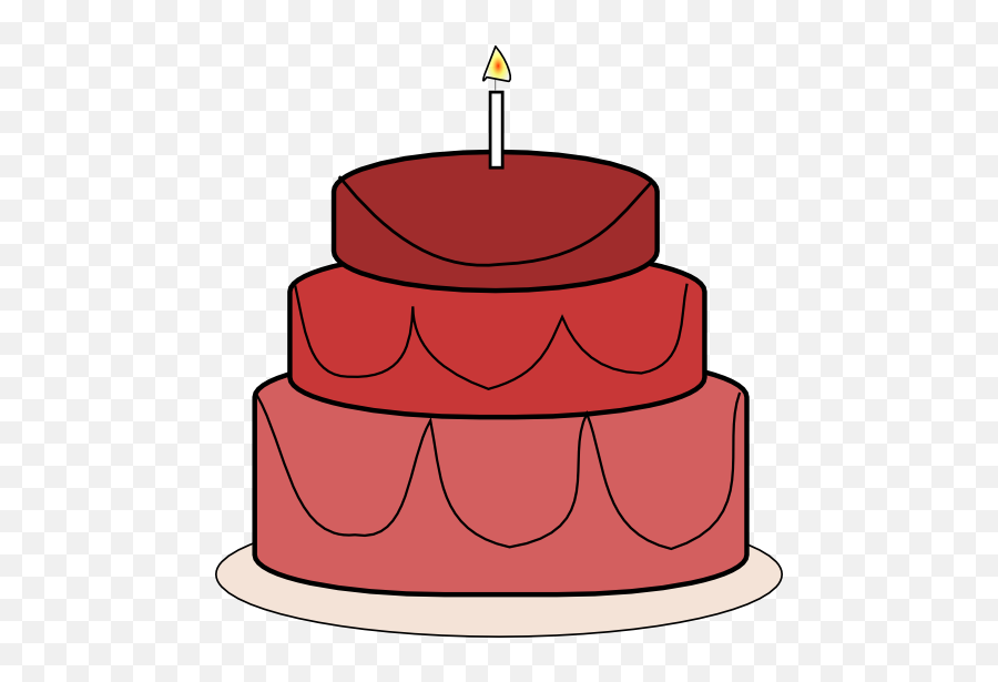 Cake Clipart I2clipart - Royalty Free Public Domain Clipart Birthday Cake Cartoon Red Emoji,Facebook Emoticons Cake