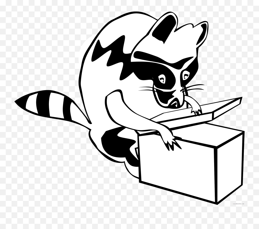 Download Vector - Raccoon Vectorpicker Open The Box Clip Art Emoji,Racoon Emoji
