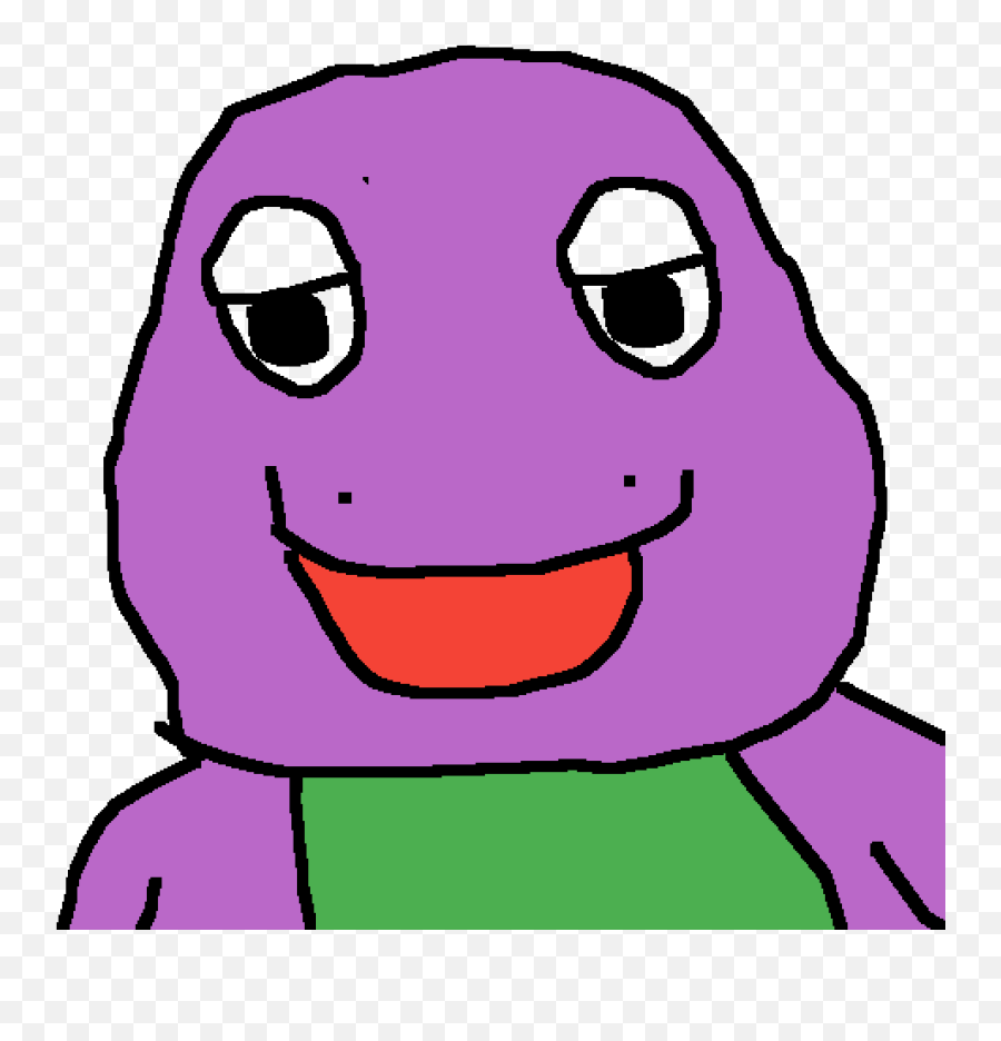 Pixilart - Happy Emoji,Barney Emoticon