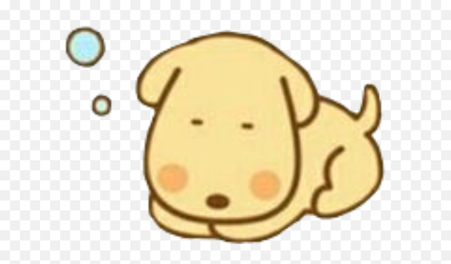 Cute Dog Kawaii Soft Softbot Edit - Happy Emoji,Puppy Emoticon Kawaii