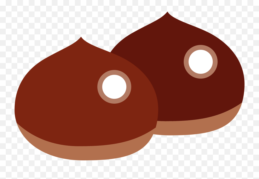 Chestnut Nuts Clipart - Chestnuts Clipart Emoji,Nut 100 Emoji