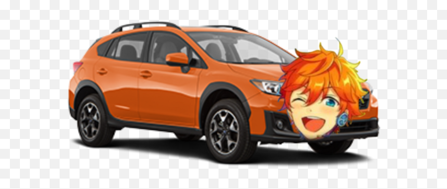 Story - Orange Subaru Crosstrek Emoji,Work Emotion R11 Subaru