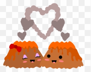 Kawaii - Cute Kawaii Volcano Clipart Emoji,Kawqii Emoticon Panties