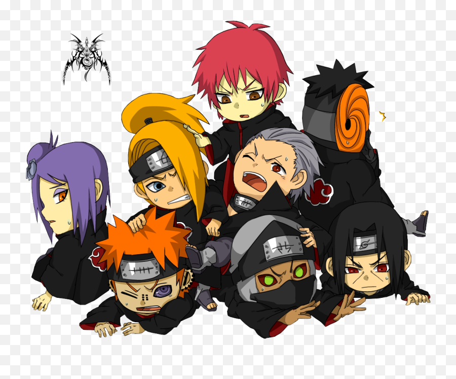 Naruto Chibi Akatsuki Emoji,Aniki Emoticon