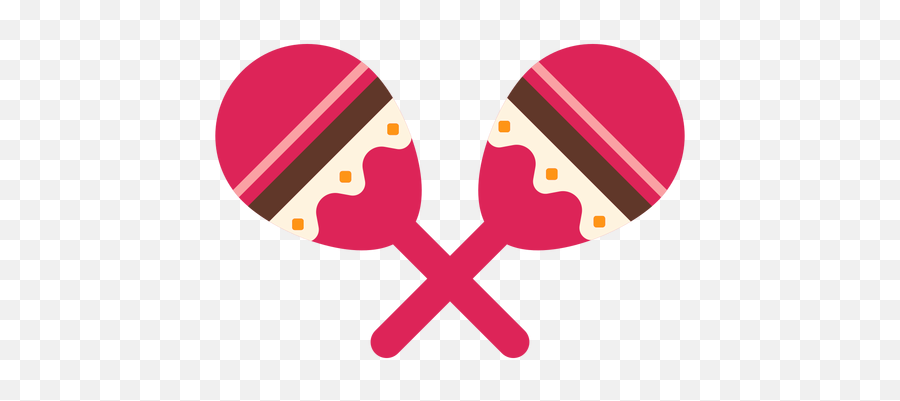 Maracas Stripe Pattern Two Pair Flat - Cinco De Mayo Illustration Emoji,Maraca Emoji
