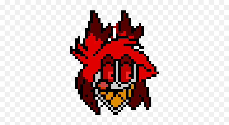 Pixel Art Gallery - Radio Demon Pixel Art Alastor Grid Emoji,Kill Me Now Emoticon