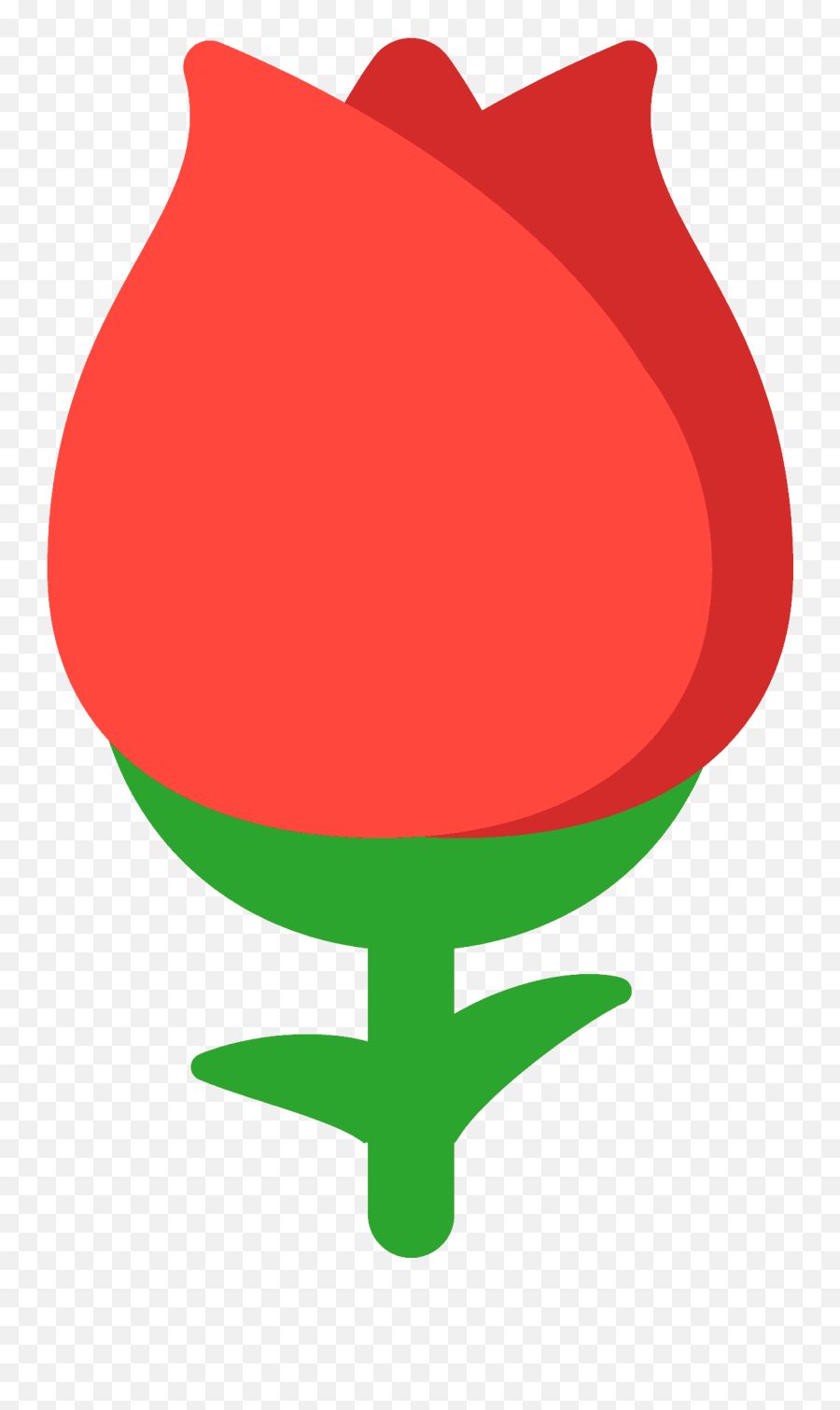 Rose Emoji Clipart - Emoji De Rosa,Names Of All The Flower Emojis