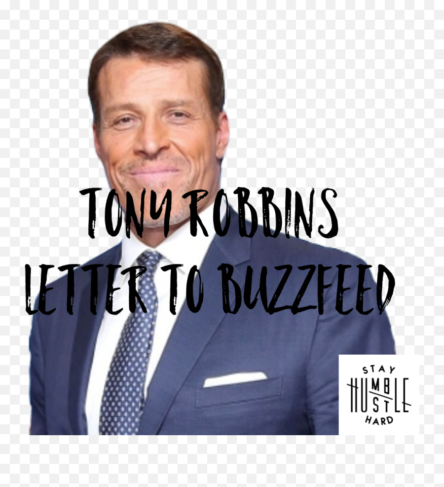 Tony Robbins Letter To Buzzfeed I Am Not Sure About You - Formal Wear Emoji,Tony Robbins Control Your Emotions