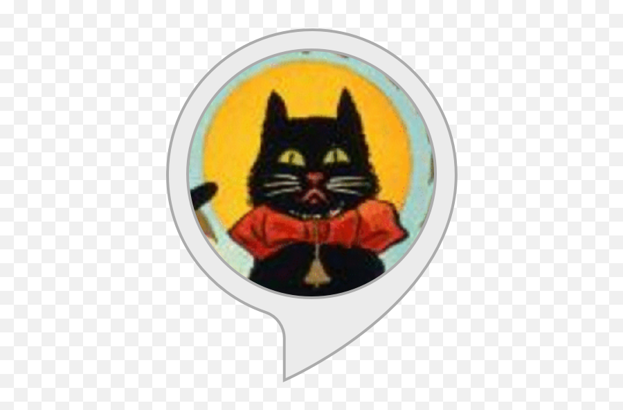 Black Cat Fortune Teller Game - Black Cat Emoji,Black Cat Emoticon