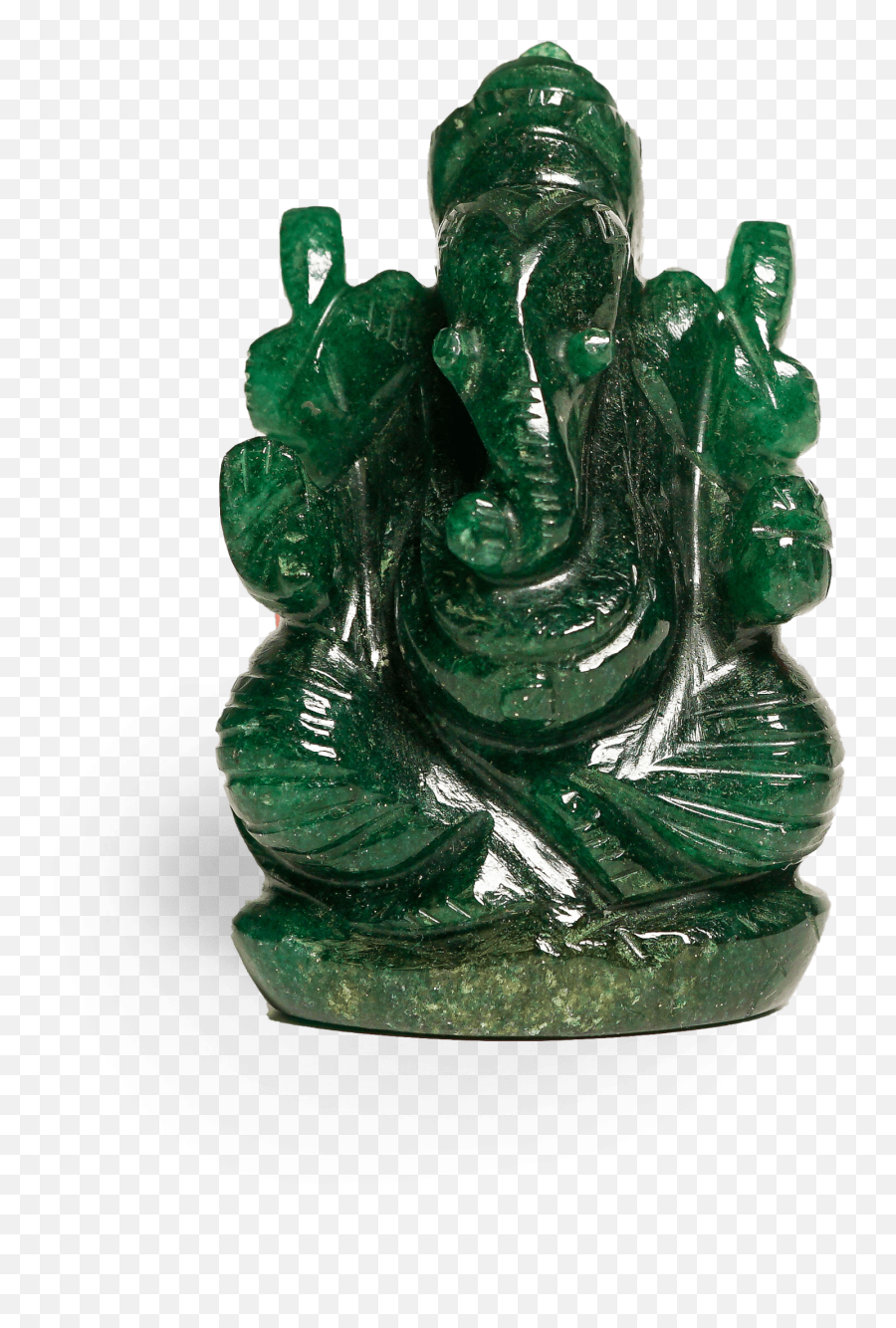 Aventurine Ganesh Statue - Solid Emoji,Muse Pouring My Emotion